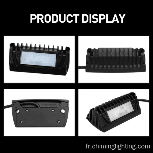 18W monte à chasse à chasse LED LED LED LED DRIGING LED Bar de lumière pour les voitures